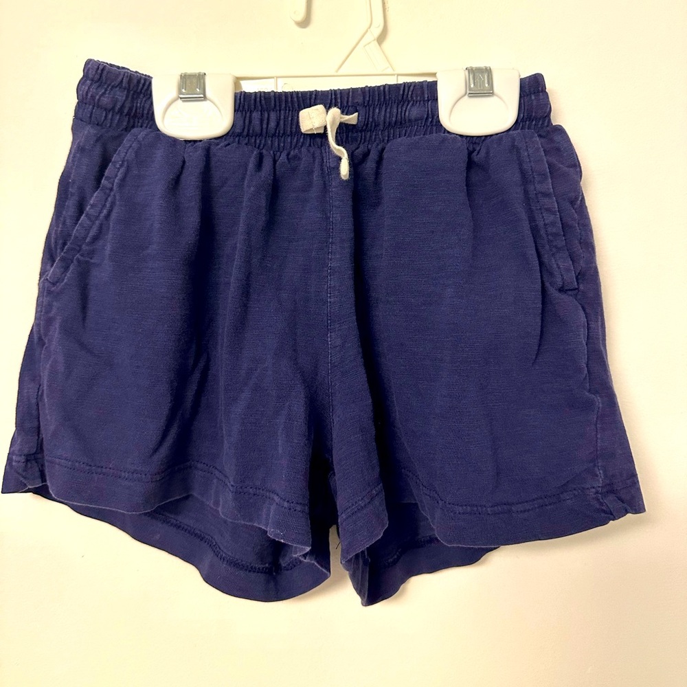 5/25 Primark navy blue cotton shorts size 8-9 years old